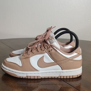 Nike Rose Dunks Women's Size 5.5 Athletic Low Top Shoes Sneakers EUC